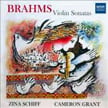 BRAHMS Violin Sonatas 1, 2 & 3 – Schiff – MSR