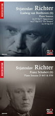BEETHOVEN: Piano Sonatas No. 23 “Appassionata,” No. 17 “The Tempest” and No. 18 – Svjatoslav Richter, piano – Praga DigitalsSCHUBERT: Piano Sonatas Nos. 17 and 16 – Svjatoslav Richter, p. – Praga Digitals