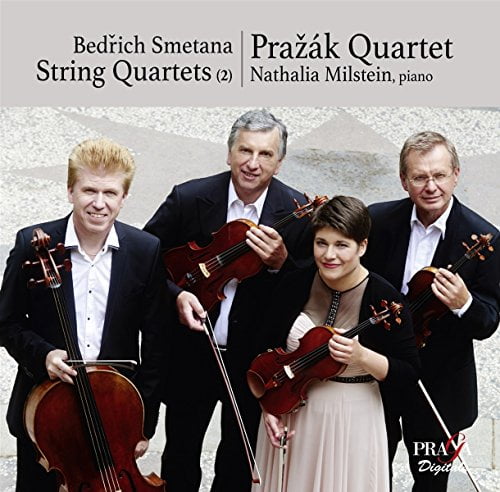 SMETANA: String Quartet No. 1 & No. 2; Piano Trio – Prazak Quartet/ Nathalia Milstein, piano – Praga Digitals