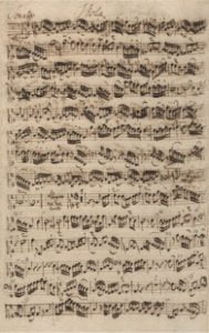 Bach Viola Score Image