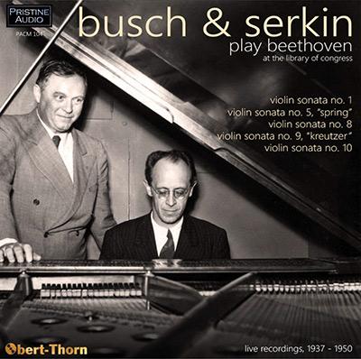 Busch and Serkin Play Beethoven, Album Cover
