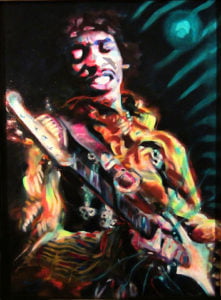 Portrait Jimi Hendrix by Tomtall