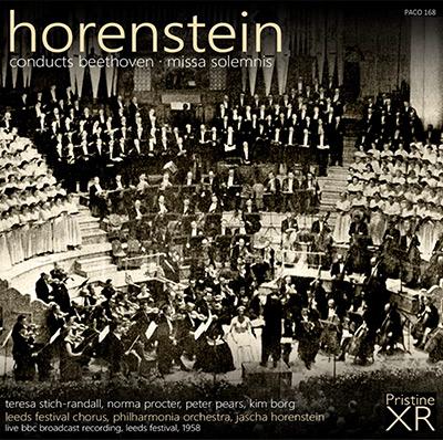 Horenstein Concducts Beethoven Missa Solemnis, Album Cover