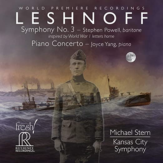 Leshnoff Symph No 3, Piano Concerto, Album Cover