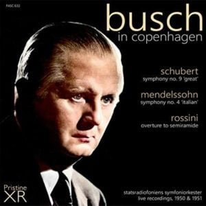 Fritz Busch in Copenhagen, Album Cover