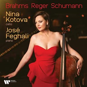 Kotova and Feghali A Romantic Recital Cello Sonatas, Album Cover