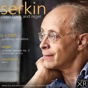 Album Cover for Serkin Plays Bach and Reger