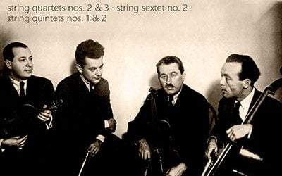 Budapest Quartet Plays Brahms – String Quartets Nos. 2, 3; String Sextet No. 2; String Quintets Nos. 1, 2 – Pristine Audio