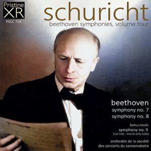 Album Cover for Schuricht Conducts Beethoven, Symphonies 7 & 8