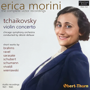 Album Cover for Erica Morini - Tchaikovsky Violin Concerto