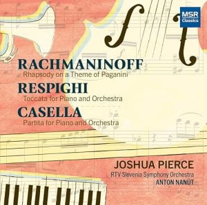 Album Cover for Joshua Pierce in Concert, Rachmaninoff Paganini