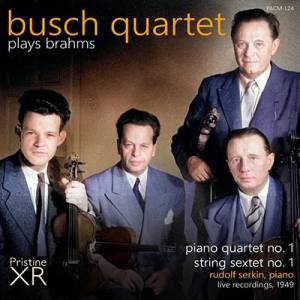 Album Cover for Busch Quartet Plays Brahms
