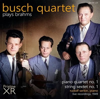 Album Cover for Busch Quartet Plays Brahms
