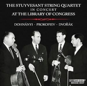 Album Cover for Stuyvesant Quartet at Library of Congress