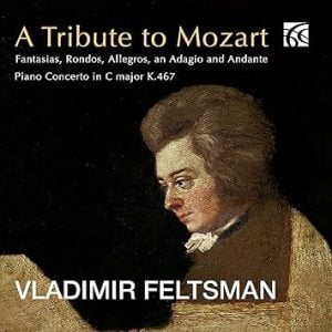 Album Cover for Vladimir Feltsman Tribute to Mozart