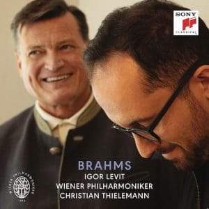 Album Cover for Brahms by Levit and Thielemann