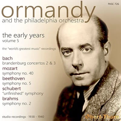 Eugene Ormandy and the Philadelphia Orchestra, Vol. 5 – Bach, Beethoven, Brahms, Schubert, Mozart – Pristine Audio