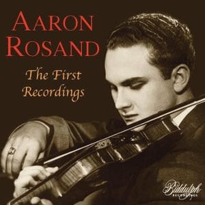 Album Cover for Aaron Rosand - The First Recordings