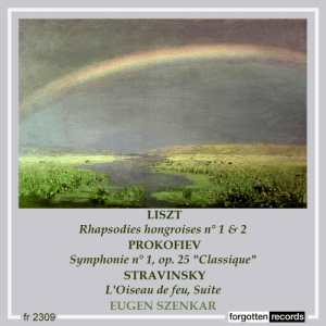 Album Cover for Eugen Szenkar - Liszt, Prokofiev, Stravinsky