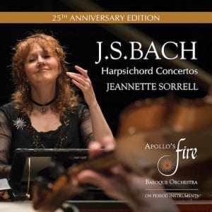 Album Cover for Apollo's Fire Bach Harpsichord Concertos