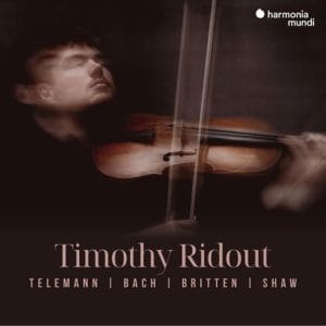Album Cover for Timothy Ridout - Bach Telemann Britten Shaw