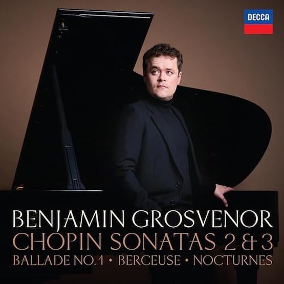 Benjamin Grosvenor, Chopin Sonatas Album Cover for Benjamin Grosvenor, Chopin Sonatas