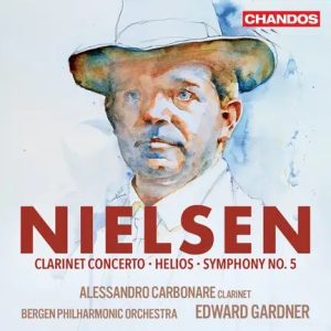 Album Cover for Edward Gardner - Nielsen Clarinet Concerto, Symphony No. 5