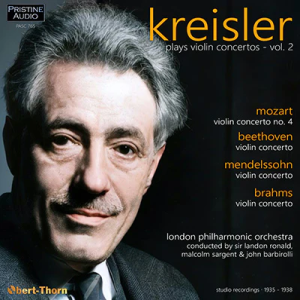 Album Cover for Fritz Kreisler Violin Concertos, Vol. 2
