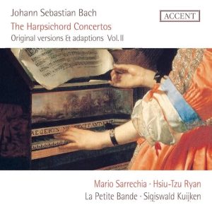 Album Cover for: Mario Sarrechia plays Bach Harpsichord Concertos Vol 2