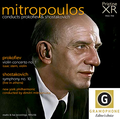 Mitropolous Conducts – Prokofief Violin Concert, Shostakovich Symphony No. 10 – Pristine Audio