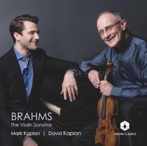 Album Cover for: Brahms Violin Sonatas - Mark Kaplan, David Kaplan