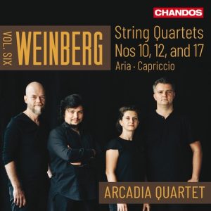 Album Cover for: Weinberg Quartets Vol Six - Arcadia Quartet