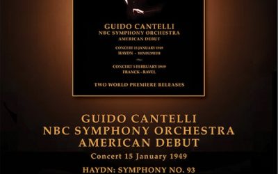 Guido Cantelli NBC Orchestra: American Debut = HAYDN; HINDEMITH; FRANCK; RAVEL – NBC Symphony Orchestra – Immortal Performances
